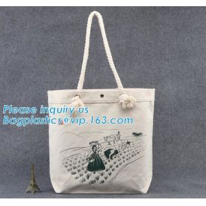 Cotton Canvas Bag With Inner Pocket, Eco Friendly Organic Cotton Canvas Tote Bag