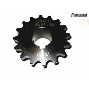 High Precision C45 Steel Finished Bore Sprockets Blacken Surface Finish