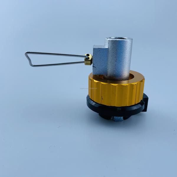 Outdoor Propane Small Tank Input Adapter for Yellow BBQ Camp Stove Burners Conversion