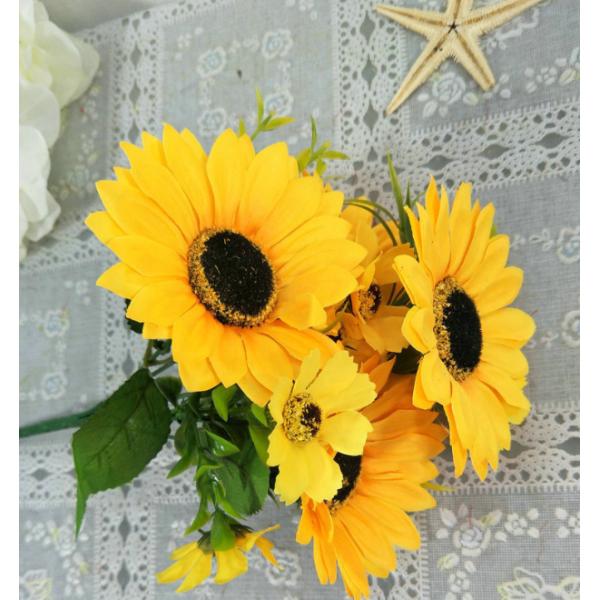 Decorative Plastic Sunflower Artificial Decoration Sunflower