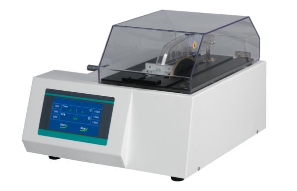 Buy Gravity Feed Low Speed Precision Cutting Machine HQG-200B with Cutting Capacity 50mm at wholesale prices