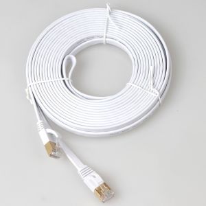 SFTP Shielded Cat7 Patch Cord Flat Ethernet Multicolor Durable