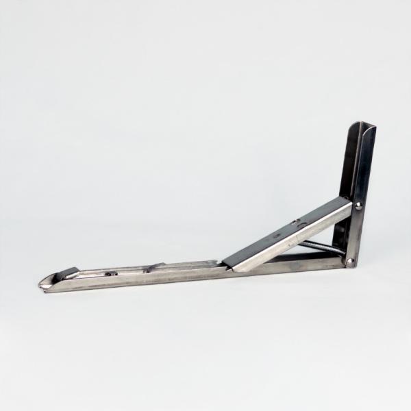 Buy 350mm Brushed Stainless Steel Fold Down Desk Brackets at wholesale prices