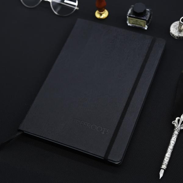 Black Color Personalized Academic Planner , Weekly Monthly Yearly Planner FSC