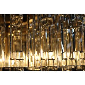 Marignan Round Chandelier 91cm Customized Elegant Brass Crystal Chandelier