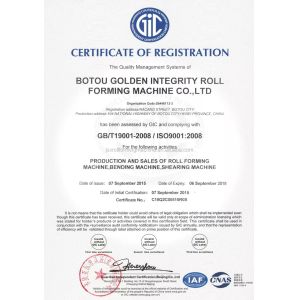 JCX New Corrugated Aluminum Iron Roofing Sheets Making Machine With New