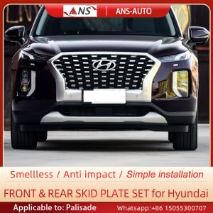 OEM Silver Hyundai Palisade Car Bumper Guard With Angled Design