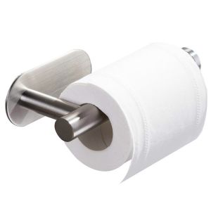 Stainless Steel Bathroom Adhesive Toilet Roll Holder Custom Logo
