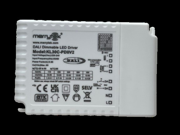 Buy 12-83Vdc High Voltage LED Driver Constant Current Output 30 Watt DALI Dimmable LED Driver For LED Panel at wholesale prices