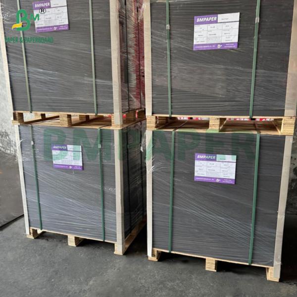  1mm 1.5mm Black Cardstock Paper Sheet For Cosmetics Boxes 70 x 100cm Solid