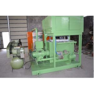 Processing Type Egg Tray Machine , Paper Pulp Molding Machine With Drying System