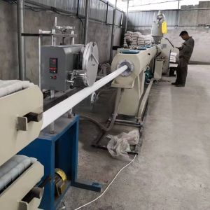 Deep Screw Channel Structure Full Intermeshing HDPE Pipe Extrusion Machine for