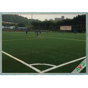60mm Height 13000 Dtex Football Artificial Turf Good Rebound Resilience