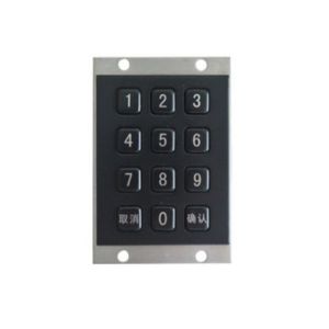 RS232 Braiile Industrial Keypad Personalized Braille Symbols Long Key Stroke