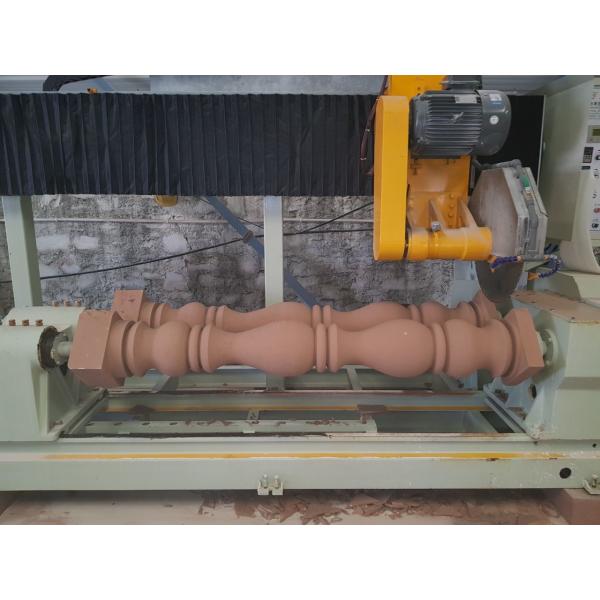 CNC / PLC Two Pcs Baluster Cutting Machine For Kingpost , Roadblock
