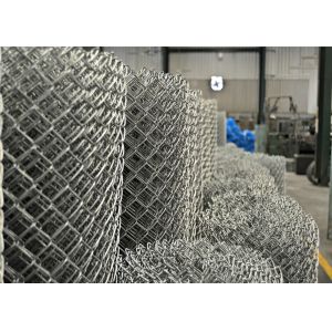 Quality ASTM A 392-03 610gram/sqm chain link fabric 5ft height with a 2&quot; mesh aperture for sale