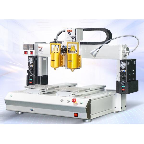 XHL-D5331double head double work table glue dispenser machine 4 axis glue