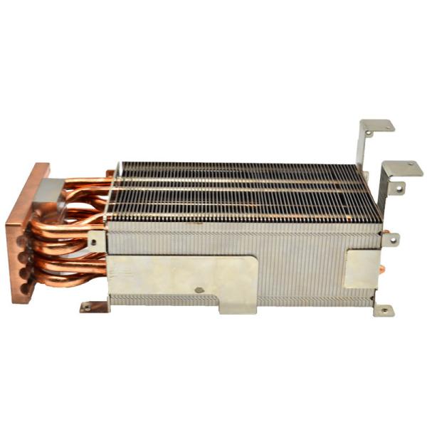 Aluminum 4Pcs Heat Pipe Radiator With Cpu Cooler Plating Nickel ISO9001