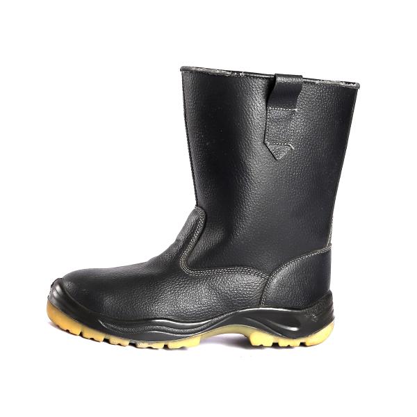 Shengjie Black Footwear Customizable Work Shoes for Men Steel Toe Waterproof Anti-slip Work boots high cut shoes