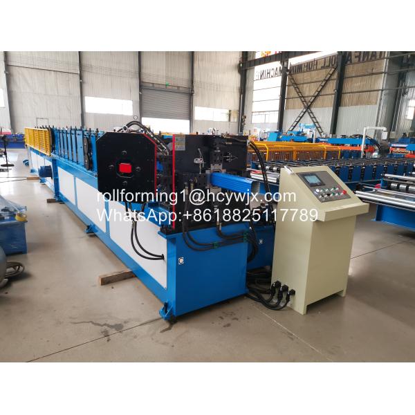 76.2x101.6mm Rectangular Downspout Roll Forming Machine For Rainwater Downpipe