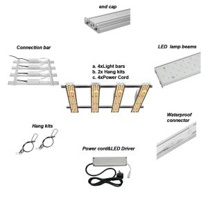 Seed Starting 660nm 150W 24''x24'' Led Grow Light Tube