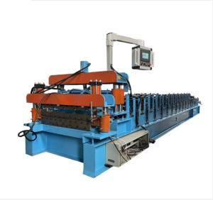 Quality Customized Trapezoidal Panel Double Layer Roll Forming Machine Aluminum for sale