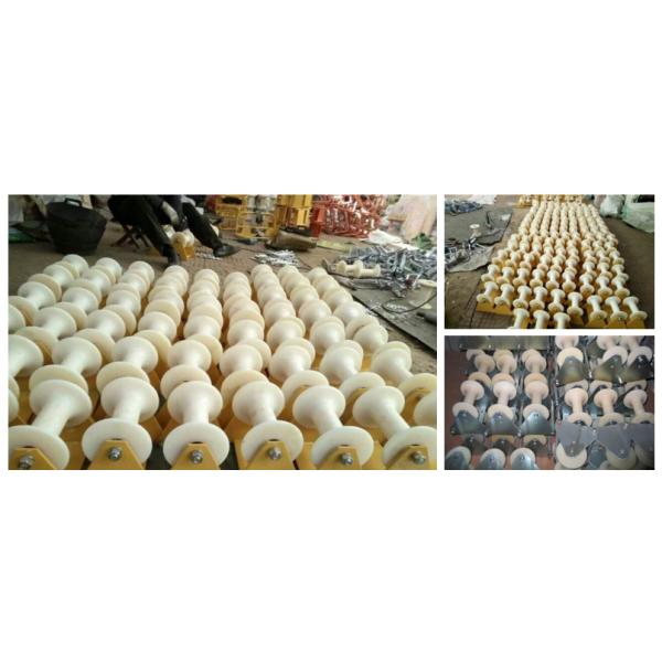 Spray Painting Surface Corner Cable Roller For Underground Cable Laying