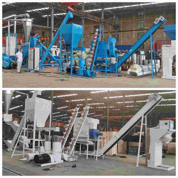 Cow Hen Feed Making Machine Grain Alfalfa 4mm Poultry Feed Manufacturing Machine