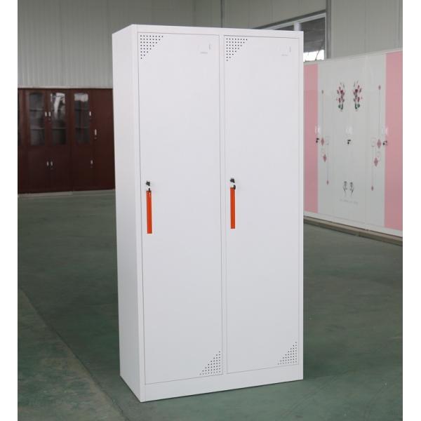 Buy Knock Down 2 Door Metal Office Lockers Customizable Ventilation at wholesale prices