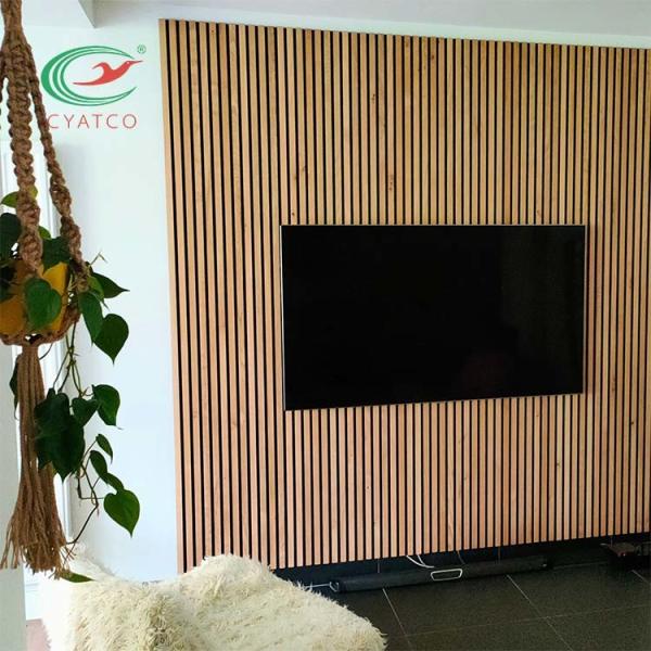 Tasteless Sound Acoustic Panel Wood Slat For Interior Decoration Wall