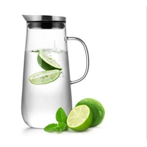 Boiling Cooling Crystal Water Pitcher Juice Pitcher With Lid 1250ml