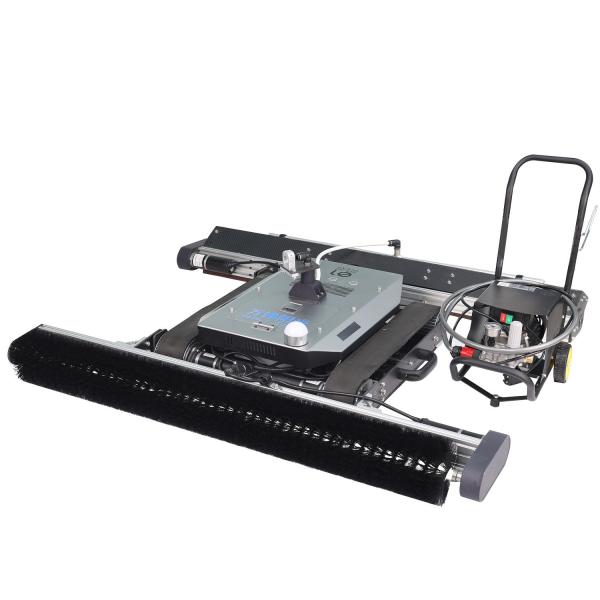 Solar Panel Maintenance Technology Crawling Clean Solar Plants Roofs Remote