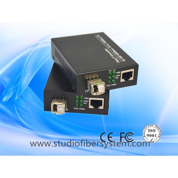 Card Type/Stand alone gigabit fiber media converter with sfp module supporting
