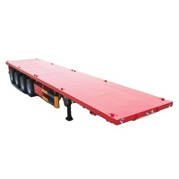 Buy Heavy-Duty Multi Axles Flatbed Semi Trailer For Stable And Efficient Transportation Of Oversized Loads at wholesale prices