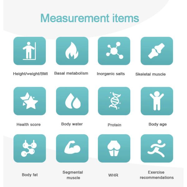 SH-V19F Height Weight Body Fat Measuring Scale Body Composition Analysis Machine