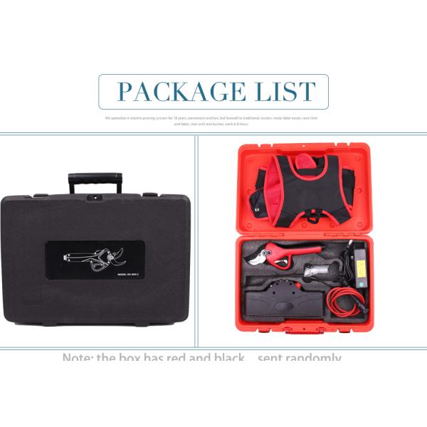 Swansoft 4.0CM 전기 가지 치기 가위 정리기 가위 LED 디스플레이 손가락 보호 / 프로그레시브 컷 가지 치기 용 가위