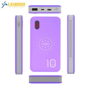 To Selling Qi Wireless Power Bank With Built-in 3-IN-1 Cable 10000mAh LCD