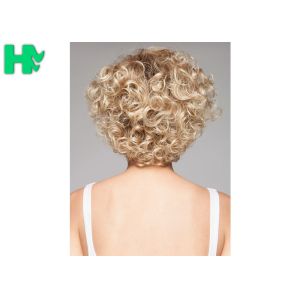 Ladies New Stylish Synthetic Dark Blonde Short No lace Full Hair Wig