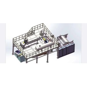 the latest hot sale 1.6 meter Single S non woven cloth making machine(full set)