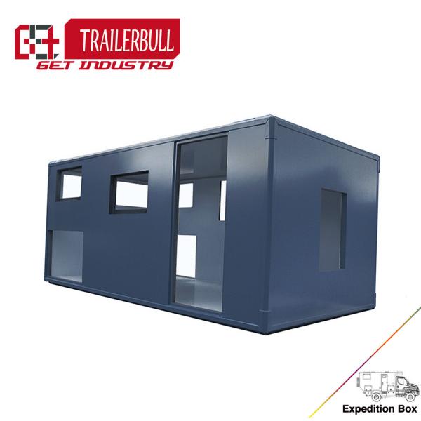 Rectangle FRP Sandwich Box Expedition Truck Camper