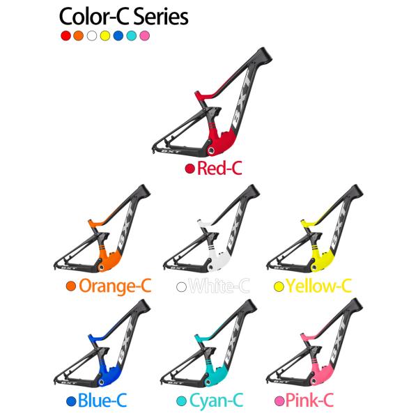 BXT Cross Country Mountain Bike Frames T1000 Full Suspension Carbon Frame 29er