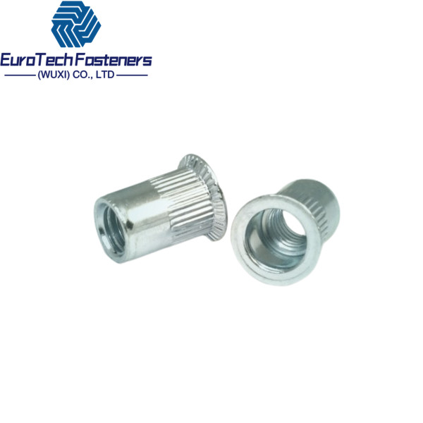 Knurled Flat Head Countersunk Csk Rivet Nut Blind M3 M4 M8 M10 M12 1/4"-20 5/16"
