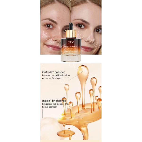 Organic Retinol Skincare Face Serum Deep Moisturizing For Sensitive Skin 30ml