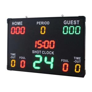 Indoor Sports Wireless Remote Control Led Score Board with DC12V Infrared Touch
