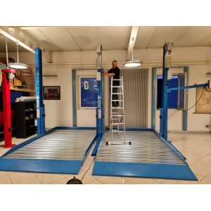 AA4C 2 Post Car Parking Dual Column Parking Lift Auto Storage Automobile Parking