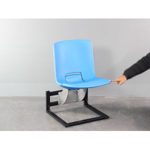 Auto Tip-Up Plastic Foldable Stadium Chair For Arena