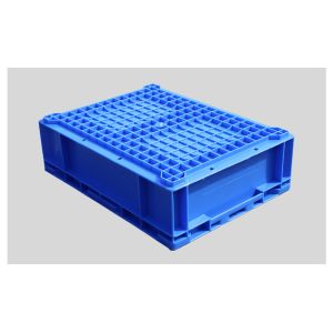 5 L Straight wall plastic stackable boxes EU boxes HP3A plastic shipping pallet