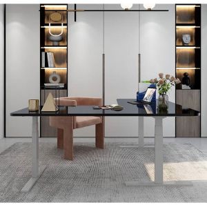 Customizable Luxury Living Room Manager Work Desk with 3 Motor PC Computer Table