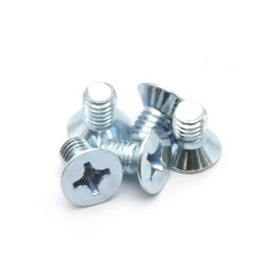 Zinc Plated Cross Recessed Countersunk Head Screws Class 4.8 8.8 DIN965