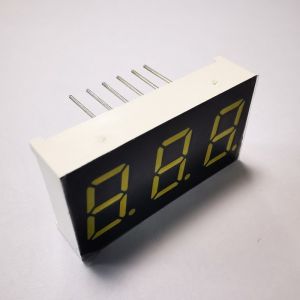Ultra Bright White 7 Segment LED Display Triple Digit Common Anode